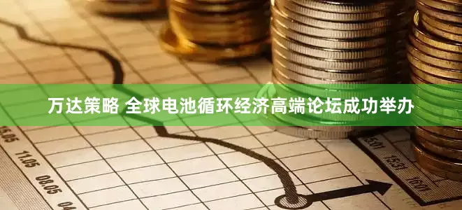 万达策略 全球电池循环经济高端论坛成功举办