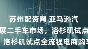 苏州配资网 亚马逊汽车业务拓展二手车市场，洛杉矶试点全流程电商购车